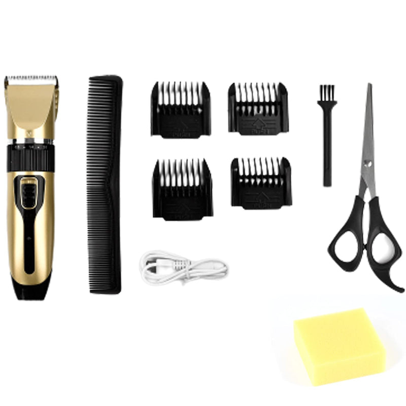 Dog Grooming Kit Clippers, Low Noise, Rechargeable, Cordless, Pet Hair Thick Coats Clippers Trimmers Set, Suitable for Dogs, Cats, and Other Pets - PawsPlanet Australia