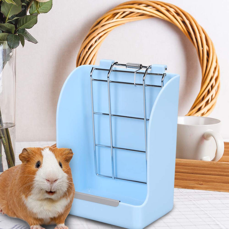 Rabbit Feeder Bunny Guinea Pig Hay Feeder,Hay Guinea Pig Hay Feeder,Chinchilla Plastic Food Bowl for Rabbit Guinea Pig Chinchilla and Other Small Animals Blue - PawsPlanet Australia