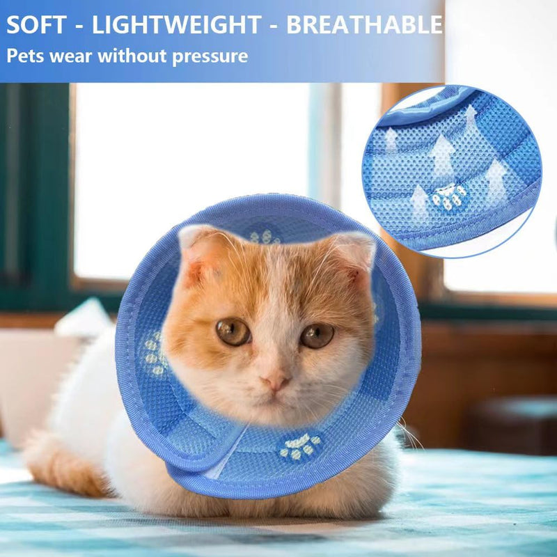 Cat Neck Brace, Adjustable Cat Neck Brace, Recovery Collar, Elizabethan Collar, Soft Cat Cone Collar, After Surgery and Injuries for Puppies, Small Dogs and Cats - PawsPlanet Australia