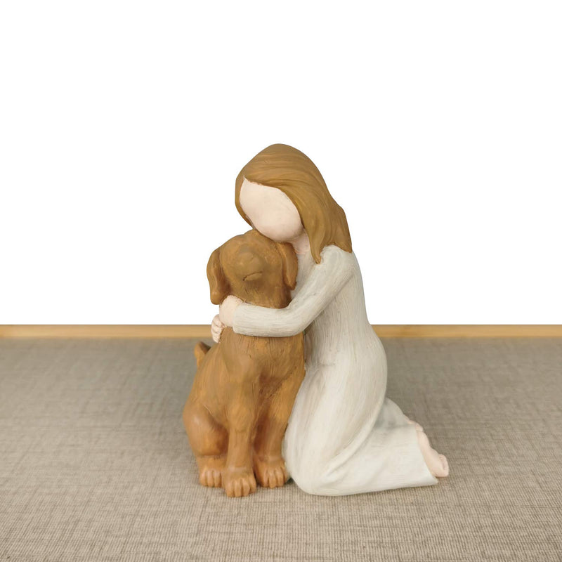 Carracci Dog Angel Figurines, Angel Dog Friendship Memorials, Sculpted Hand-Painted Figures for Dog Lovers-Multicolor Multicolor - PawsPlanet Australia