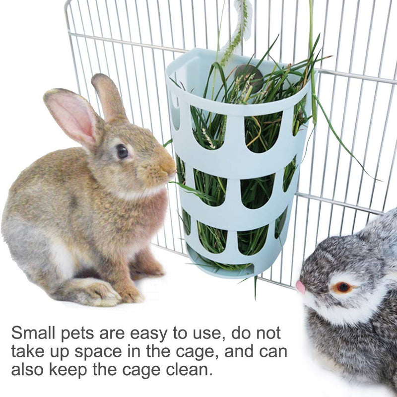 Hamiledyi Rabbit Hay Feeder，2Pcs Bunny Hanging Cage Manger Hay Holder Rack for Small Animal Chinchilla Guinea Pig Rat-（Random Color） - PawsPlanet Australia