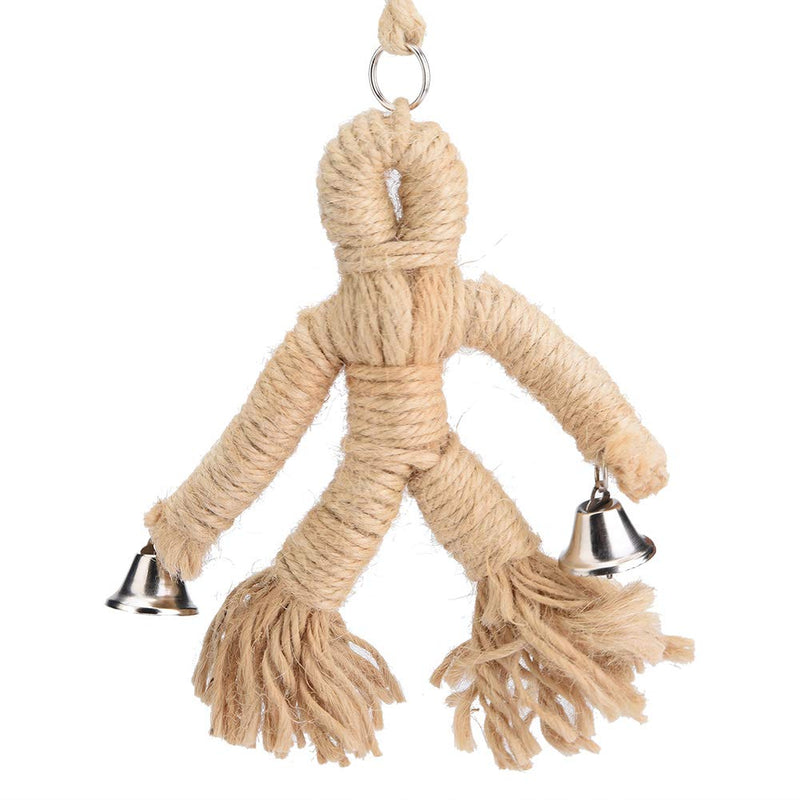 Sheens Unique Design Hemp Rope Bite Grinding Toys Hanging Rope Playing Supplies Beak Care Activity Centre Play Cages Decorative Accessories - PawsPlanet Australia