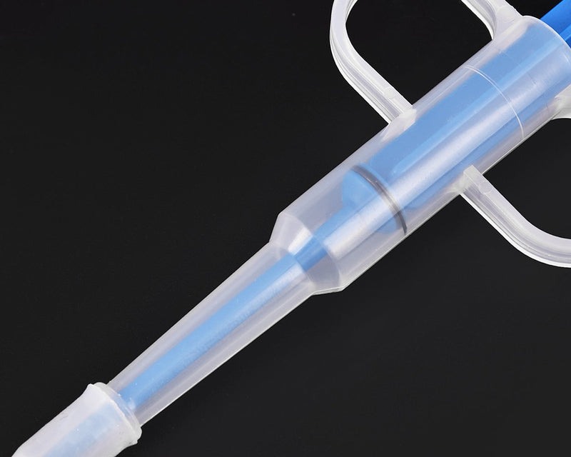 ds. distinctive style Plastic Pet Pill Tablet Feeder Durable Injector Syringes Medical Feeding Tool with Soft Tip for Cats Dogs (Blue) - PawsPlanet Australia