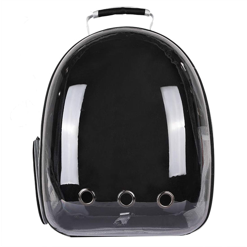 XingCHi Create Pet Carrier, Cat/Dog Bubble Backpack, Pet Travel Bag, Small Space Pet Capsule Knapsack, Airline-Approved Ventilate Transparent Capsule Backpack for Hiking and Outdoor Use (Black) Black - PawsPlanet Australia