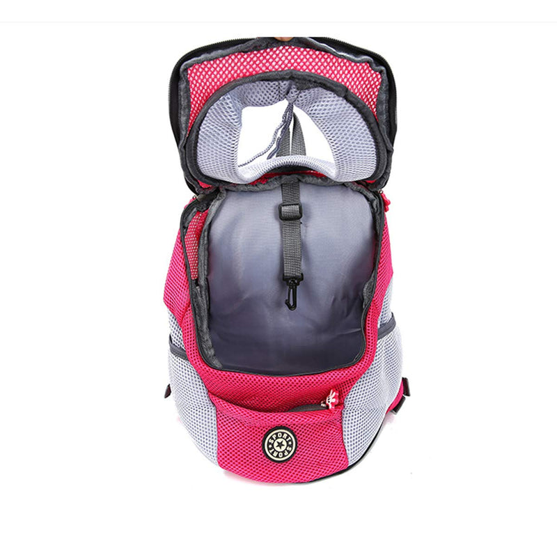 WINS Dog Carrier Backpack Cat Carrier Bag Pet Travel Carrier Backpack Dog Carrier Bags For Small Medium Large Dogs Front Facing Breathable Pet Carrier L Height 45cm, width 36cm, 3-6kg Black - PawsPlanet Australia