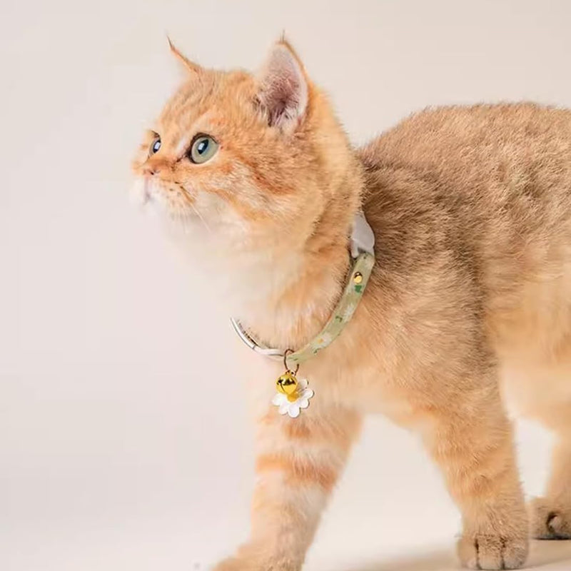 PLABBDPL Cat collars with bells, 2 pieces cat collars with bells, secure quick release cat collars, adjustable, suitable for all domestic cats - PawsPlanet Australia