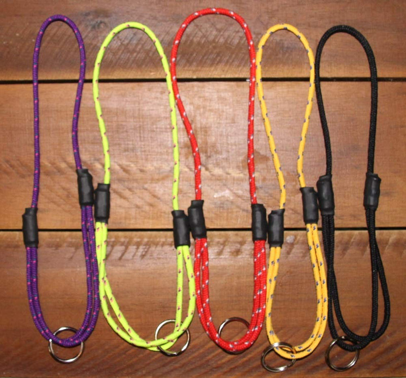 [Australia] - National Leash Thin Mountain Rope Dog ID Collar - Blue Eyes -XS/Toy Size (6"-12") - The Original Snickers Collar 