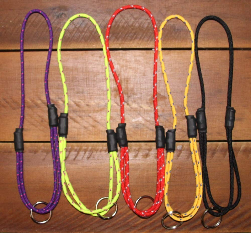 [Australia] - National Leash Thin Mountain Rope Dog ID Collar - Mango - XS/Toy Size (6"-12) - The Original Snickers Collar 