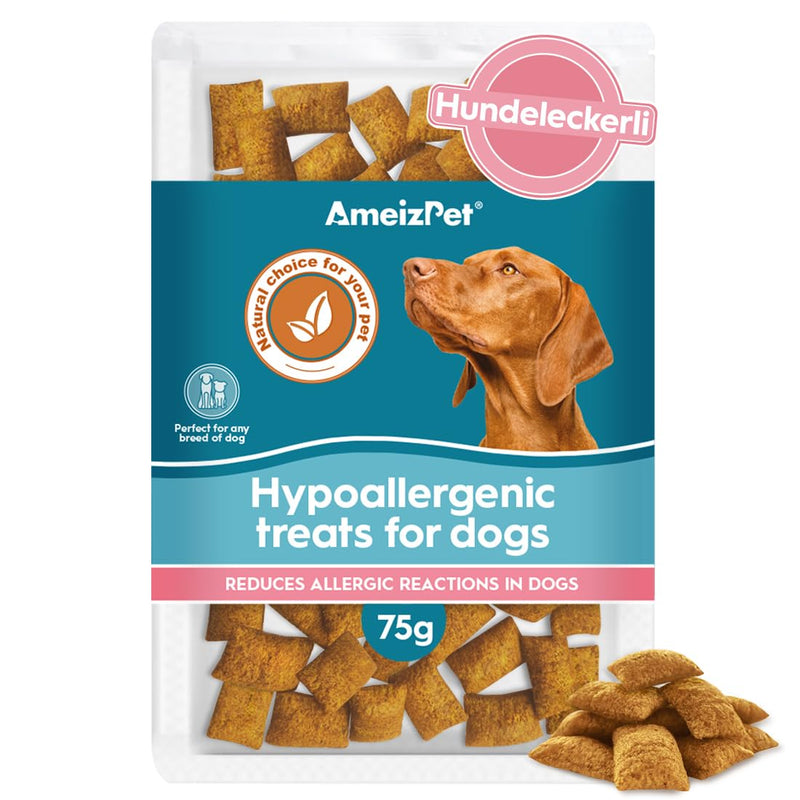 AmeizPet Dry Food Tasty Hypoallergenic Dog Biscuits, Hypoallergenic Pet Chew Snacks for Puppies and Senior Dogs with Sensitive Stomachs 75g (2.6 oz) Hypoallergenic - PawsPlanet Australia