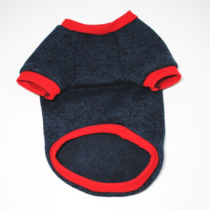 N / A Pet Winter Clothes, Fleece Dog Warm Coats Love Daddy Pet Clothing for Cats Puppy Small Dogs (S, Dark Blue) S Dark Blue Love Daddy - PawsPlanet Australia