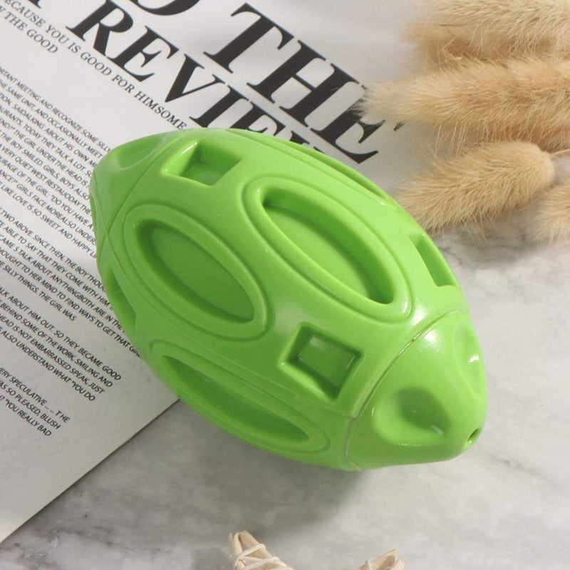 Olgaa Squeaky Dog Toys Rugby Shape Durable Pet Chew Toys Balls Bite Resistant Teeth Training Toys for Medium and Large Breed - PawsPlanet Australia