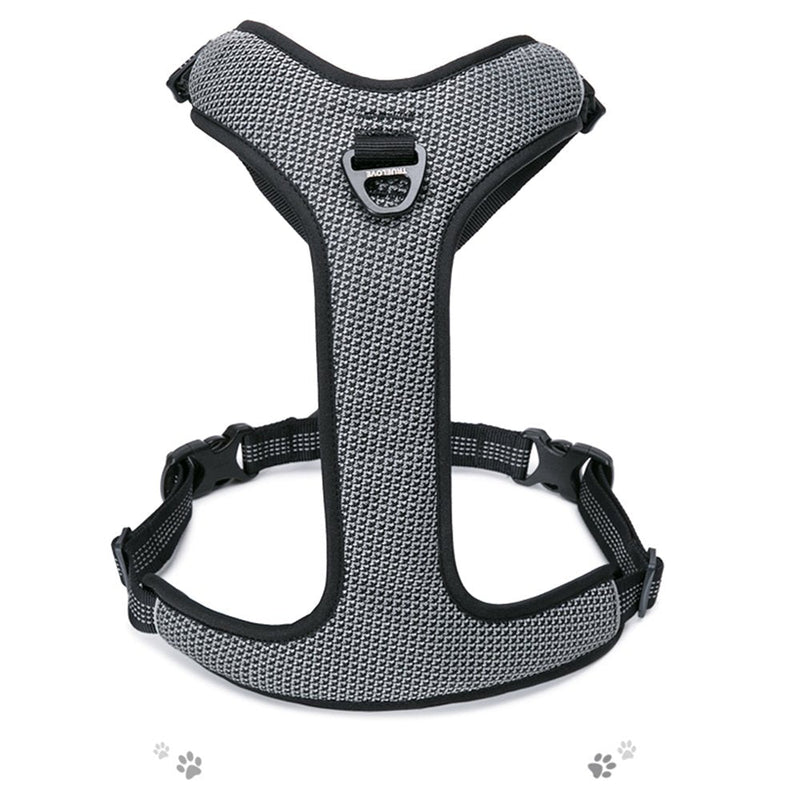 TRUE LOVE Dog Harness Adjustable Reflective No Pull Durable Pet Vest Car Trip Outdoor TLH6071(Black,XS) XS Black - PawsPlanet Australia