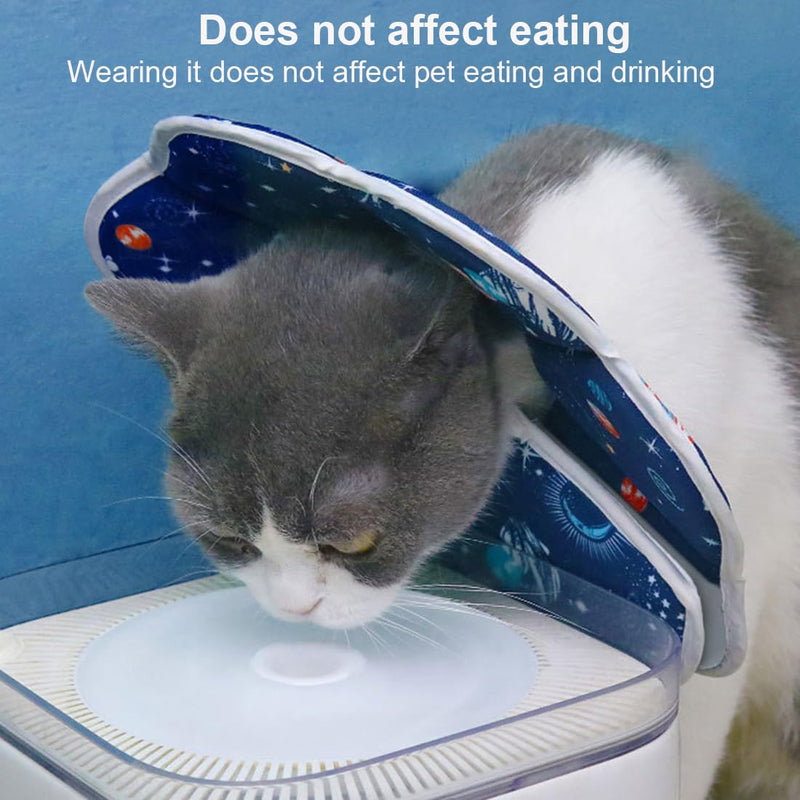 JOCXZI Cat Dog Recovery Collar After Surgery - Neck Brace Cats - Soft Pet Collar, Pets Protective Collar Cats, Cat Cone Collars for Anti-Bite Licking Wound Healing (M) - PawsPlanet Australia
