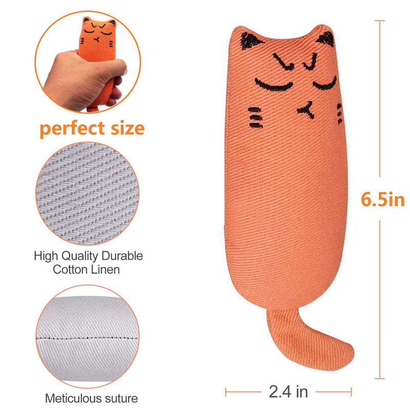 AWITHZ Catnip Fish Toys for Cat, 6PCS Cat Toys, Cat Catnip Toys, Cat Fish Pillow, Cat Chew Toys, Pet Toy, Cat Pillow, Fish Toy, Teeth Cleaning, Interactive Plush Cat Toys 7.84in (Black) Black - PawsPlanet Australia