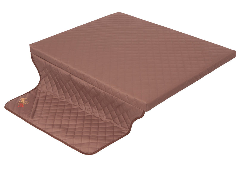 Hobbydog R4 Dog Mattress/Bed/Sofa Suitable for Trunks, 110 x 100 cm, Light Brown - PawsPlanet Australia