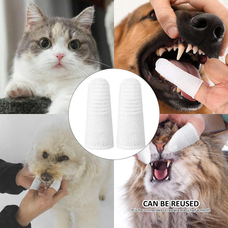 YBVZRP Dog toothbrush, pack of 6 dog toothbrushes for small dogs, dog toothbrush, fingerling dental care, dog dental care fingerling small for cleaning the teeth of dogs - PawsPlanet Australia