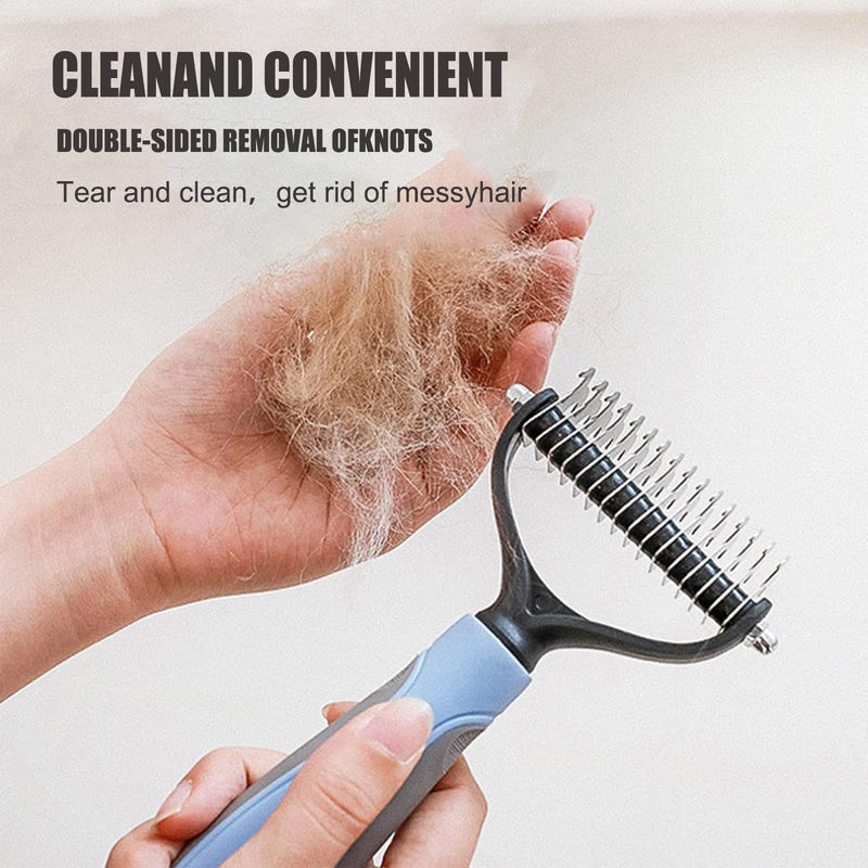 ZEACCT Undercoat brush for dogs, dog brush, cat brush for long hair, short hair, dogs, cats, brush, dog comb, cat comb, undercoat brush, undercoat rake, undercoat brush for long hair - PawsPlanet Australia