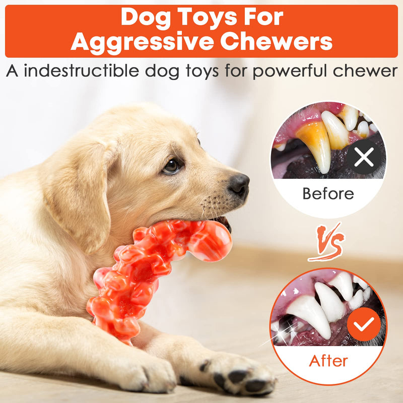 WOWBALA dog toy indestructible for aggressive chewing: chew toy robust dog toy for large dogs - toy dog for large medium dogs - PawsPlanet Australia