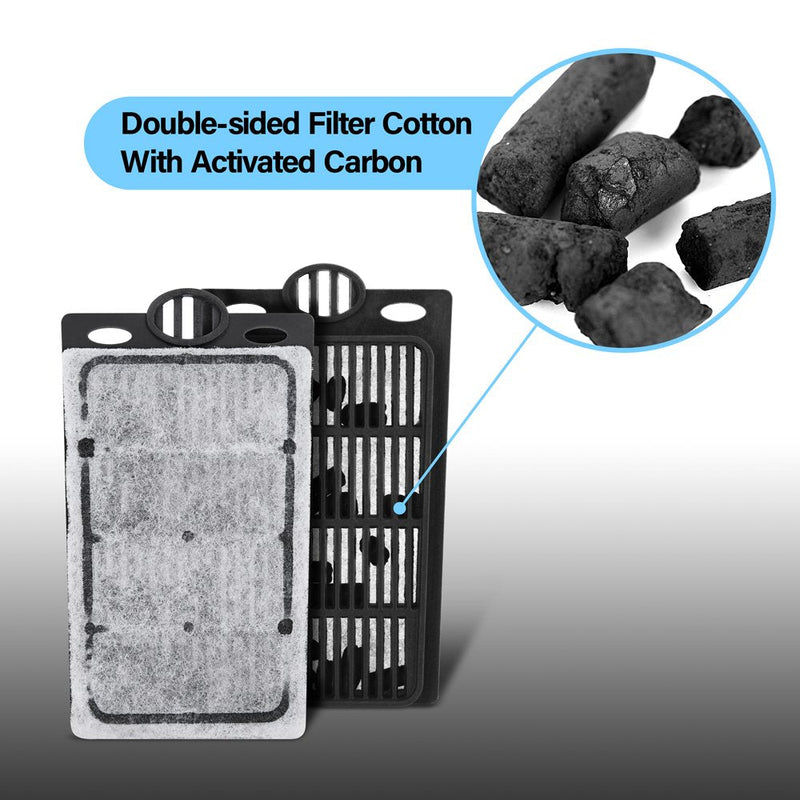 DaToo Aquarium Power Filter in-Tank Ultra Silent Fish Tank Filter 3W for Aquarium, 1 Yr Warranty 3pack - PawsPlanet Australia