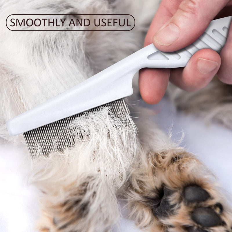 6 Pieces Flea Comb for Cats Dogs Lice Combs Fine Tooth Comb Grooming Set Remove Float Hair Tear Marks Tick Removal Tool - PawsPlanet Australia
