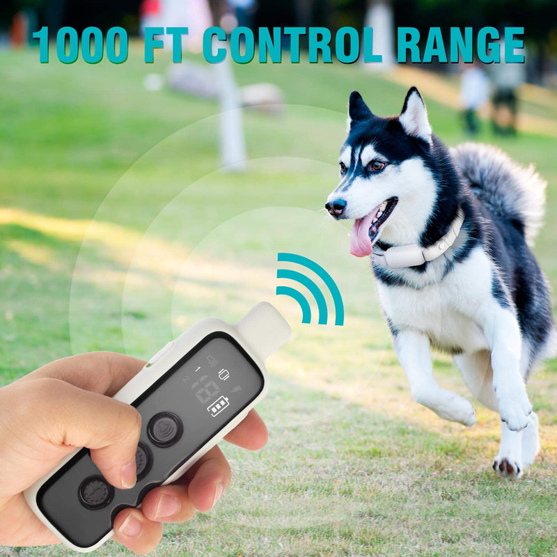 Bousnic Dog Shock Collar for 2 Dogs - ( 8-120lbs) Waterproof Rechargeable Electric Dog Training Collar with Remote for Small Medium Large Dogs with Beep Vibration Safe Shock Modes - PawsPlanet Australia