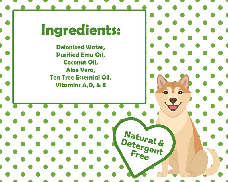 [Australia] - Speak Pet Products Natural Moisturizing Tea Tree Relief Dog Conditioning Spray, 17 Ounce Bottle 