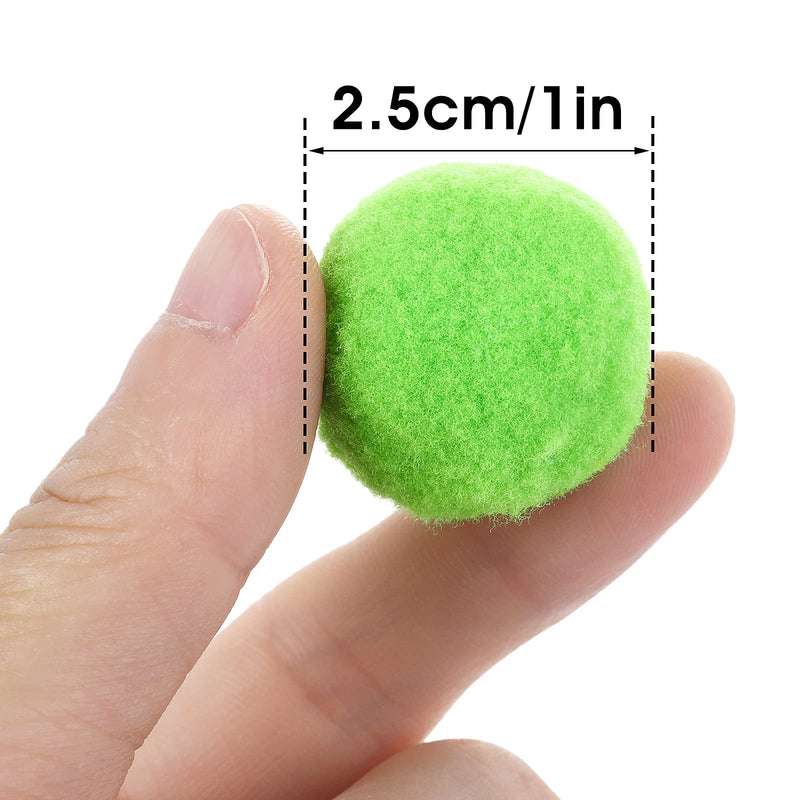 Molain Cat Toy Balls, 30 Pieces Soft Cat Balls Kitten Pom Poms Ball Cat Play Toy Indoor Cats Interactive Pompon Ball Toy 2.5 cm Multicolored - PawsPlanet Australia