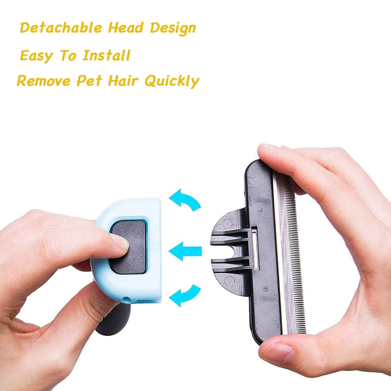 [Australia] - LUD PET Professional Grooming Tool, Deshedding Brush for Dogs and Cats, Best Grooming Brush Effectively Reduces Shedding by up to 95% pet Hair 