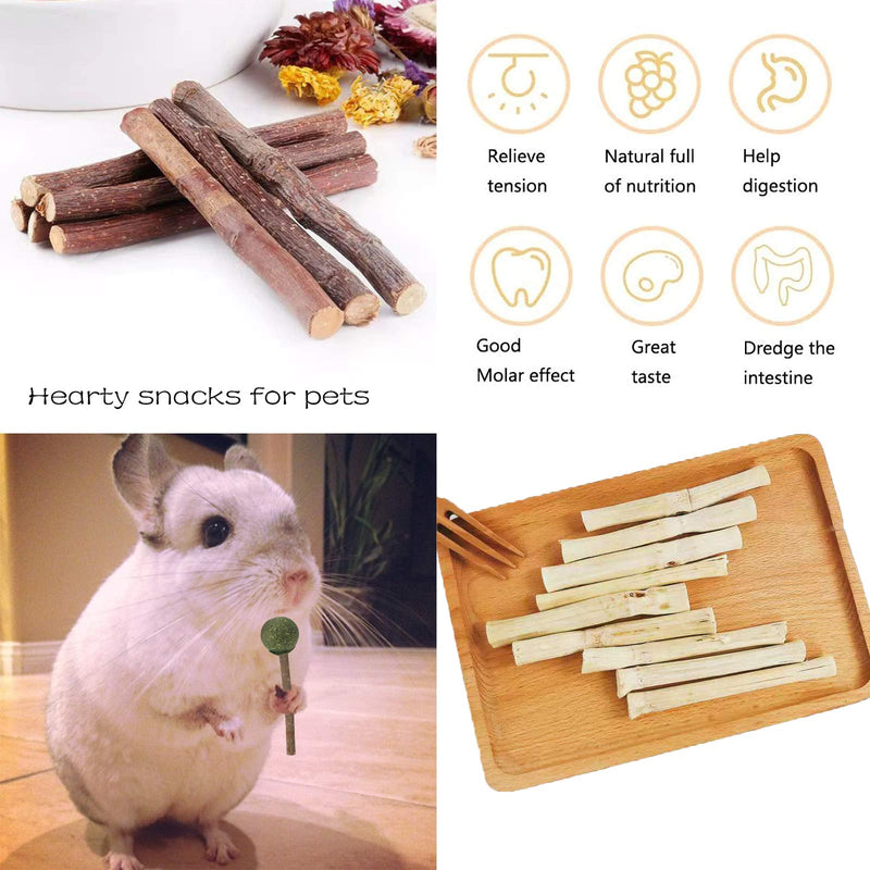 SINKOO Rabbit Chew Toys for Teeth Grinding, Bunny Toys Improve Dental Health for Hamsters, Chinchillas, Guinea Pigs… 1 - PawsPlanet Australia