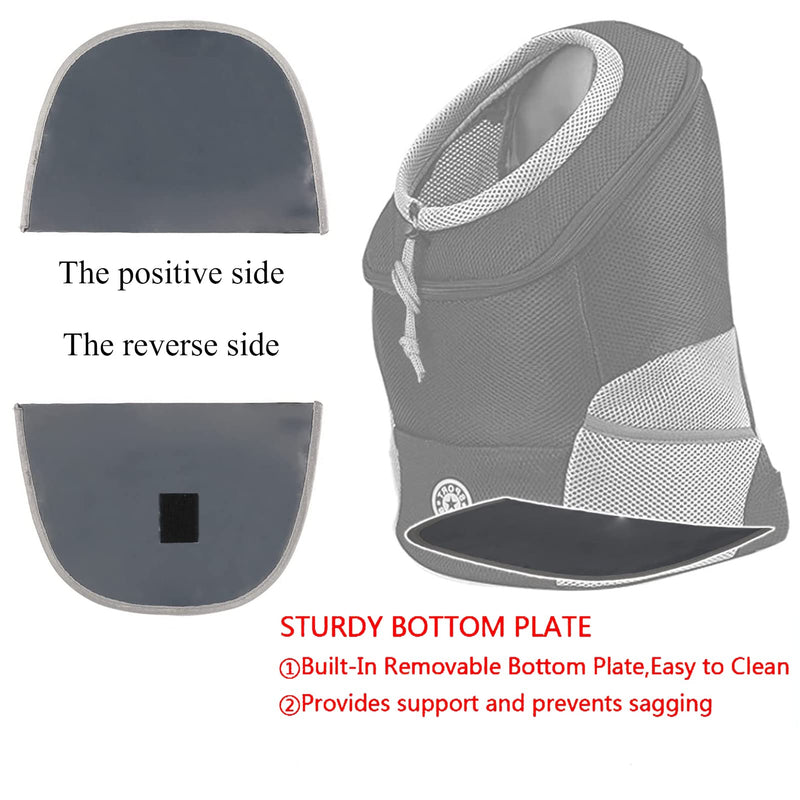ESPFHN Dog Carrier Backpack Head Out Breathable Backpack Waterproof Bottom Backpack for Small Dogs Cats Puppy Pet Carrier Backpack Adjustable Padded Shoulder Backpack for Hiking Outdoor Travel S Black - PawsPlanet Australia