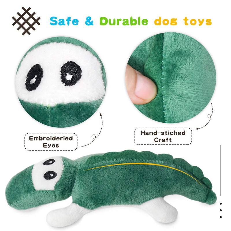 LEGEND SANDY Squeaky puppy toy, suitable for small and medium dogs, filled with loose puppy toys, equipped with 12 plush dog toy sets, suitable for puppy teething. - PawsPlanet Australia