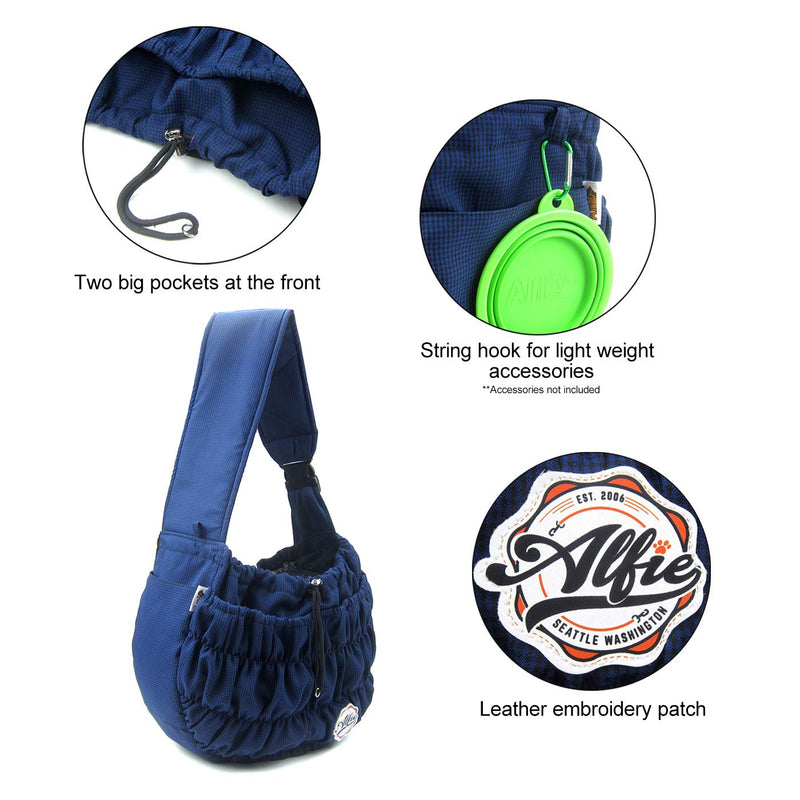 [Australia] - Alfie Pet - Tyler Pet 1-Sided Mesh Sling Carrier - Color: Navy 