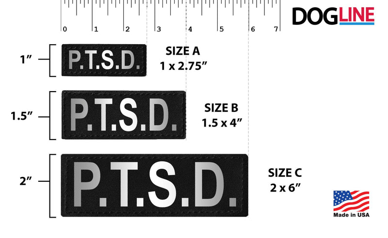 [Australia] - Dogline P.T.S.D. Removable Patches X-Small 