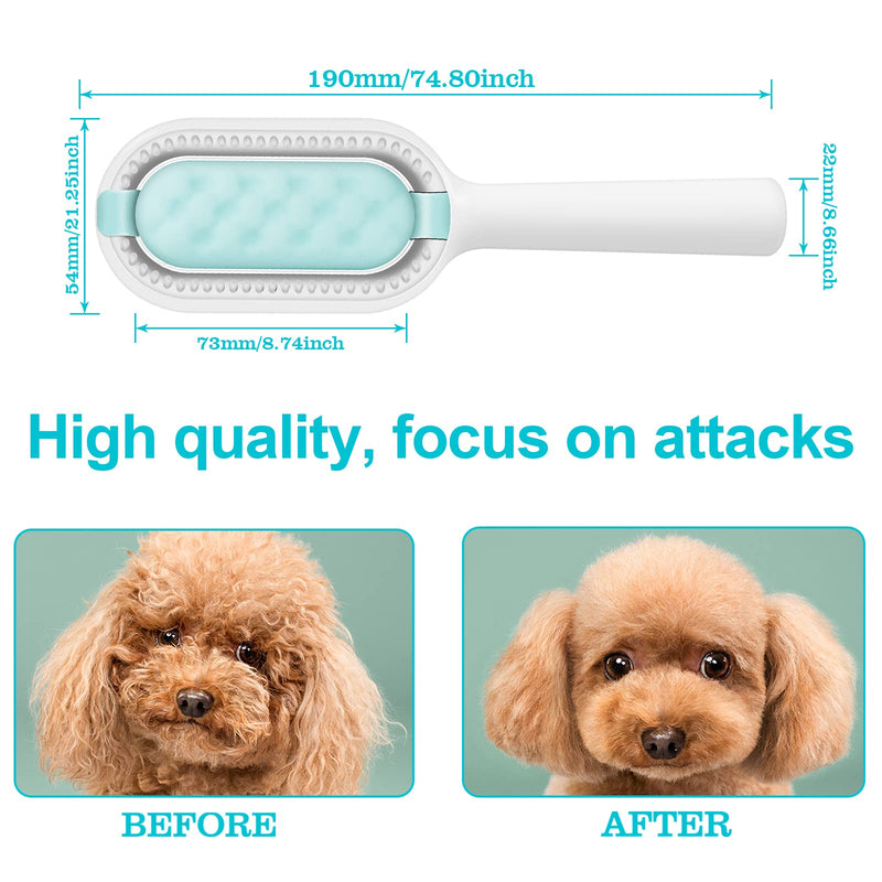 Pet hair removal comb with water tank, cat brush with water tank, dog brush short hair, cat hair brush, cat brush, cat brush, pet hair brush for dogs and cats - PawsPlanet Australia