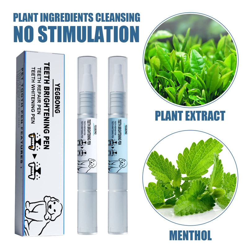 Utapossin Teeth Cleaning Pen for Dogs and Cats, Pet Teeth Whitening Pen, Teeth Whitening Pen for Pets, Dental Care, Pet Teeth Cleaning Pen for Dental Care White - PawsPlanet Australia