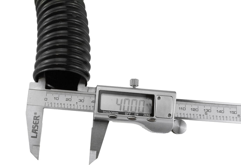 40mm Flexible Corrugated Pond Pipe x 2m with 2 x Matching Hose Clips - PawsPlanet Australia