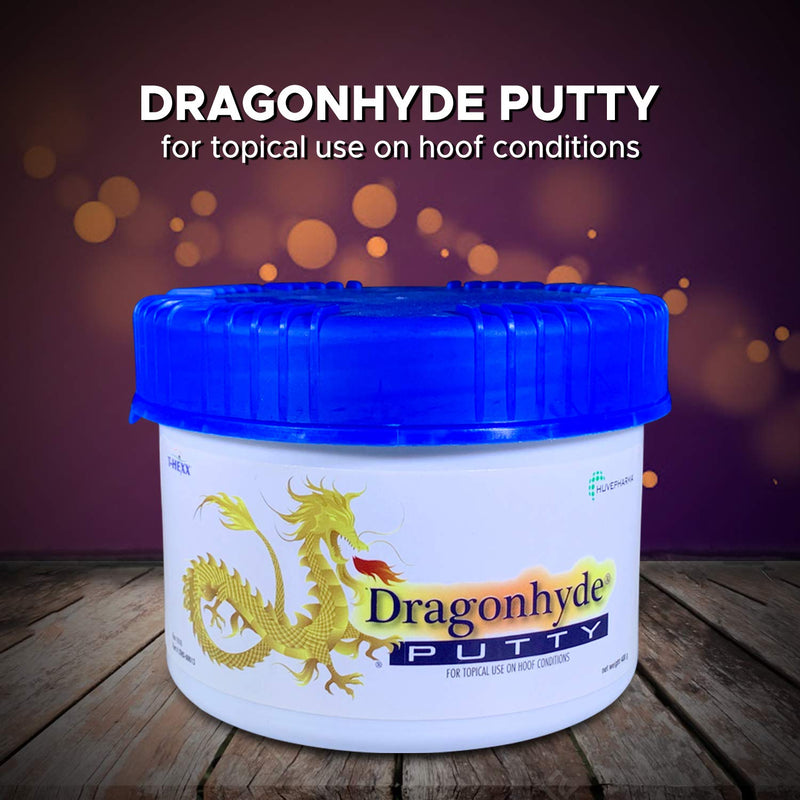 Centaurus AZ Dragonhyde Putty Topical Paste for Hygienic Hoof Conditions, Moisturizer, Conditioner, Gentle and Non-irritating with Excellent Adhesion Plus Chemical Resistant Gloves Net Wt. 400g - PawsPlanet Australia