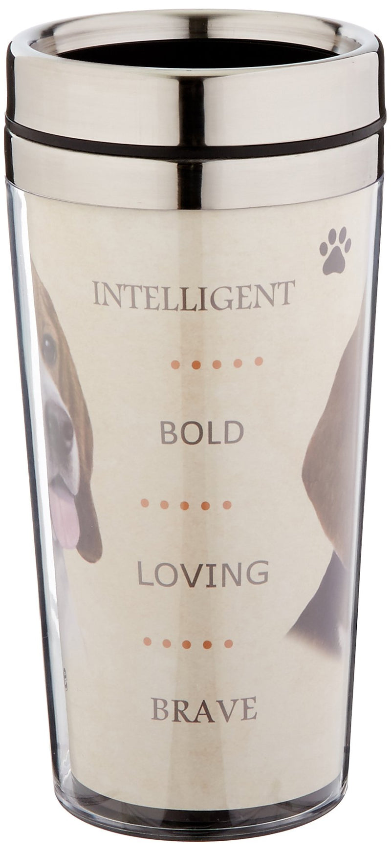 [Australia] - E&S Pets Stainless Steel Beagle Tumbler, 16 oz 