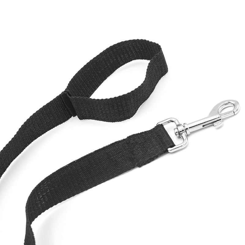 Dog Training Lead Leash Extra Long Line,10m Nylon Leash for Large Medium & Small Dogs Great for Pet Recall Training Obedience, Play, Running, Camping Backyard Strong lead with Metal Components (Black) Black - PawsPlanet Australia