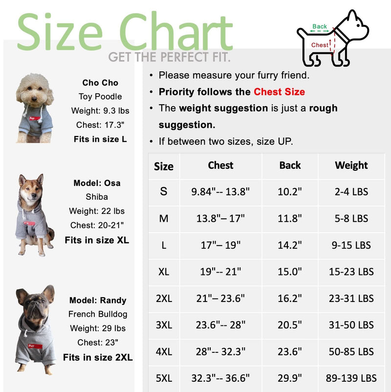 ChoChoCho Pup Dog Hoodie Pet Clothing Cat Hoodies Stylish Streetwear Sweatshirt Gray Tracksuits Outfit for Dog Cat Puppy Small Medium Large S (Chest: 9.8''-13.8'' / Suggest: 2-5 lbs) - PawsPlanet Australia
