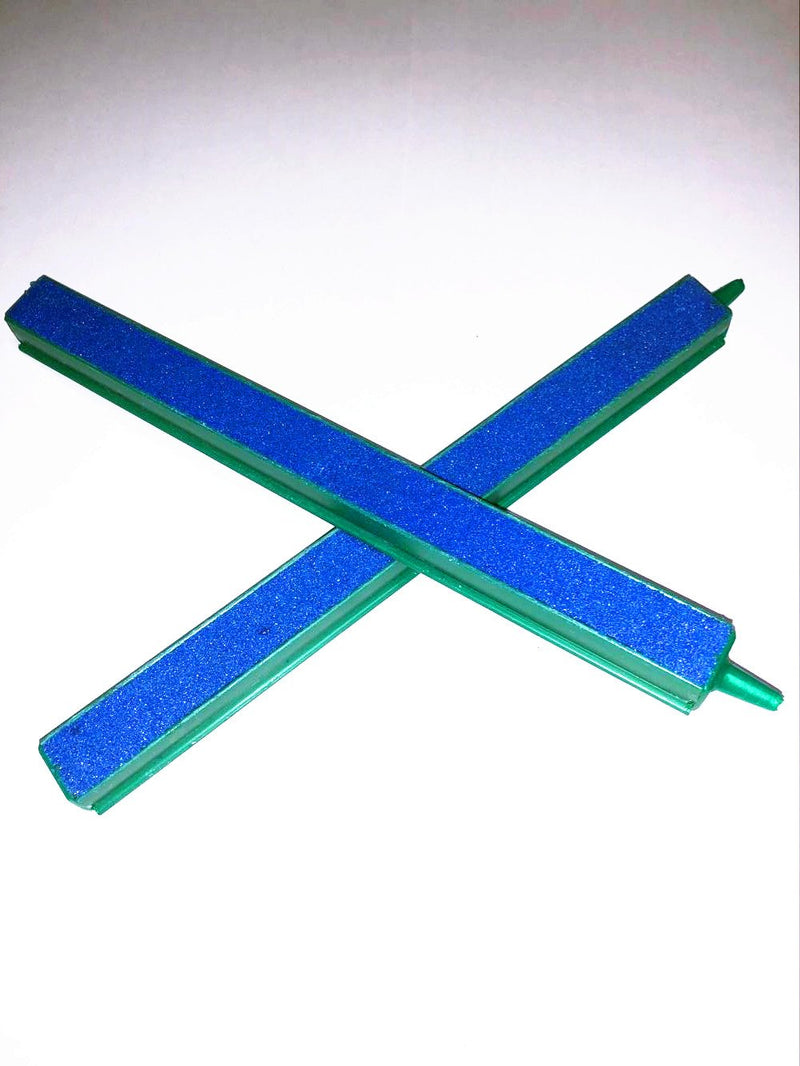 [Australia] - XMHF Fish Tank Air Bubble 2-Piece Airstone Bars, 8-Inch, Air Pump Green/Blue for Aquarium 