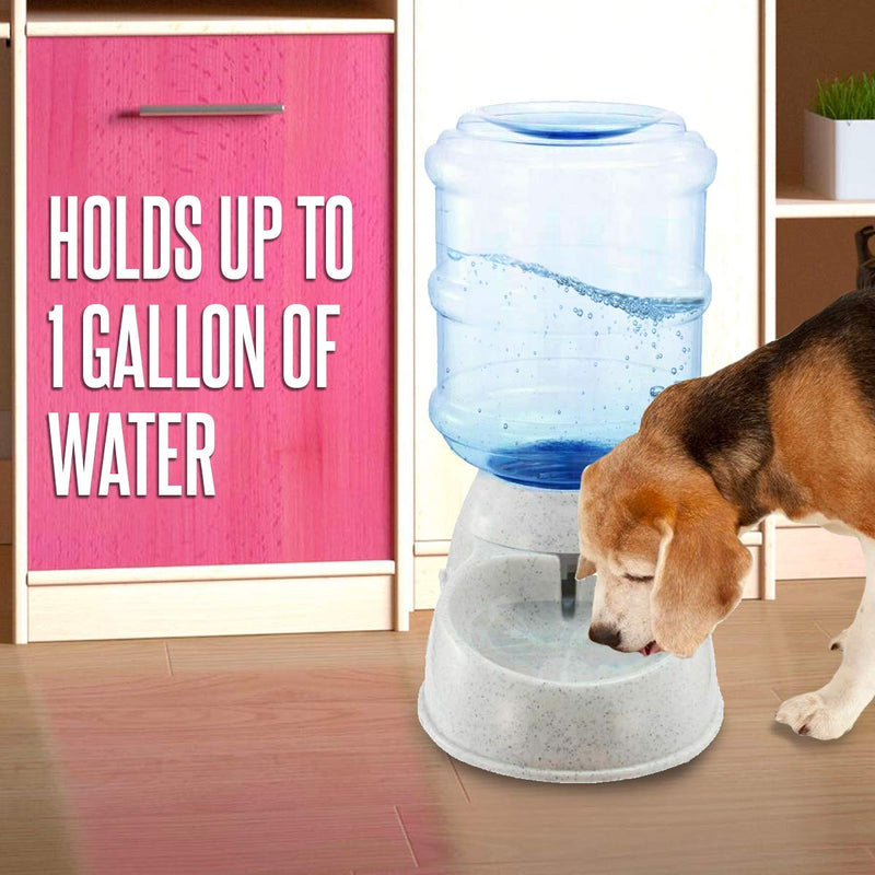 Automatic Pet Water Self-Dispenser - Zento Deals Premium Quality Self-Dispensing Gravity Drinking Pet Waterer, 3.7 Liters Capacity - PawsPlanet Australia