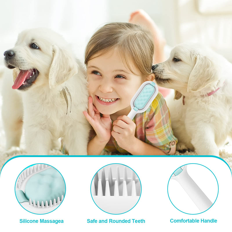 Pet hair removal comb with water tank, cat brush with water tank, dog brush short hair, cat hair brush, cat brush, cat brush, pet hair brush for dogs and cats - PawsPlanet Australia
