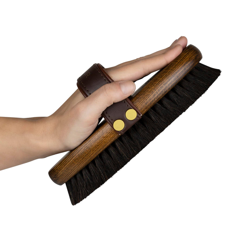 Equimour horsehair brush brush "TORI" | Horse brush | Wooden brush | Grooming | Horse Accessories | Grooming supplies for horses - PawsPlanet Australia