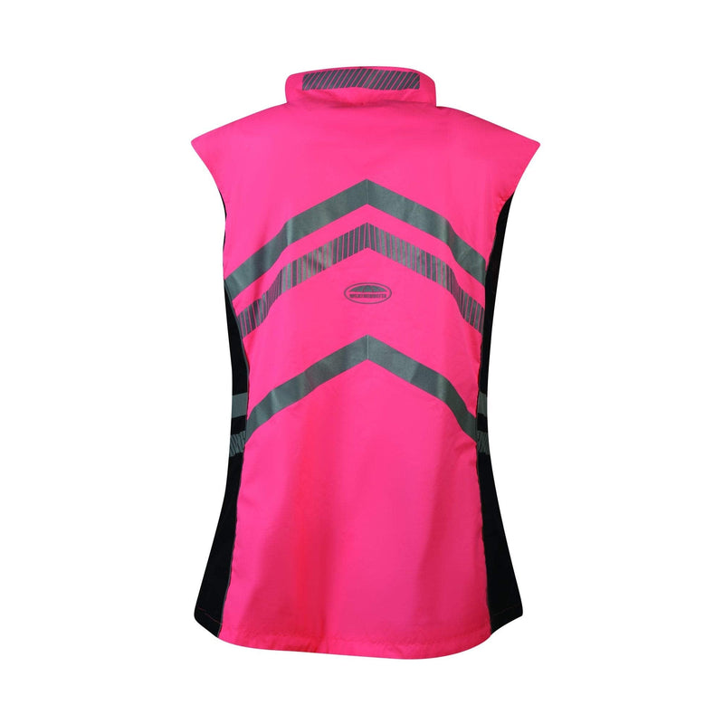 Weatherbeeta Reflective Adults Lightweight Waterproof Vest - Pink XS - PawsPlanet Australia