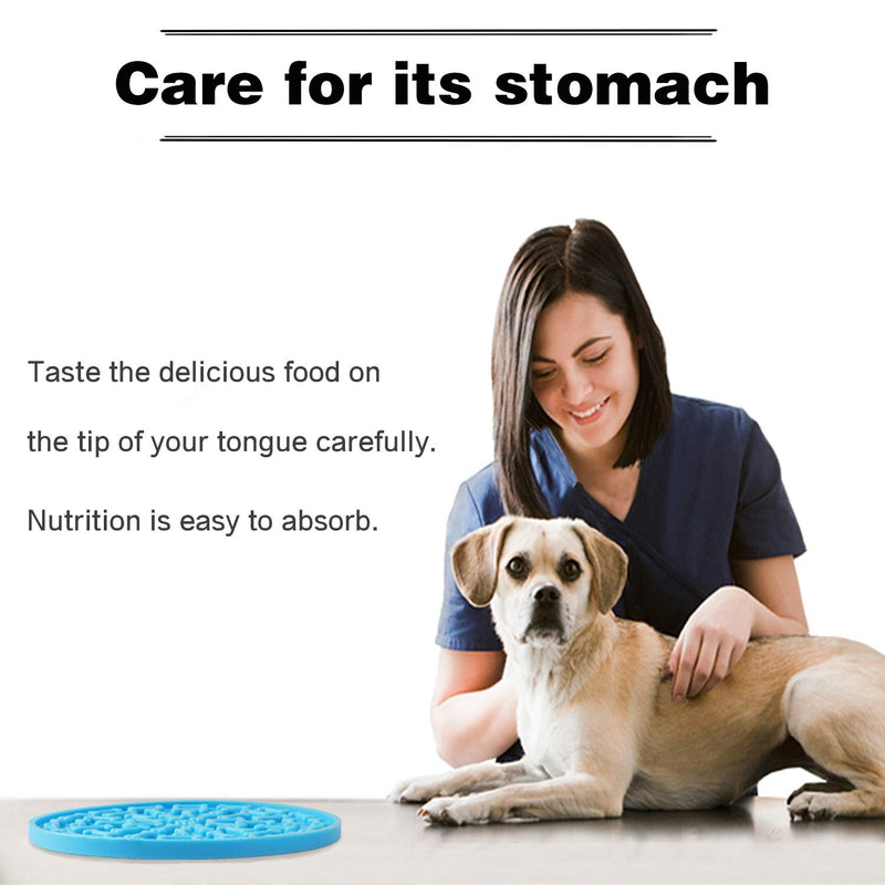 [Australia] - ARSSILEE Dog Lick Pad, Lick Mat with 37 Super Suction for Dogs Bathing Grooming and Training, Durable Silicone Dog Slow Feeder Distraction Device Makes Shower Easy and Funny 