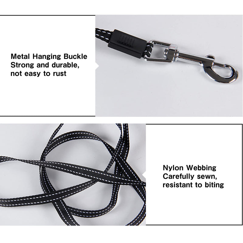 LYYDAN Retractable Dog Lead, 5m Pet Walking Leash with One Button Brake, Tangle Free and Metal Hanging Buckle for Medium/Large Dog - PawsPlanet Australia