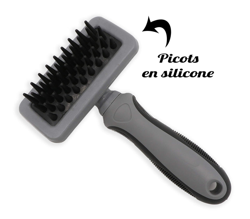 Vetocanis Grooming Silicone Massage brush for Cats, 1.2 kg - PawsPlanet Australia