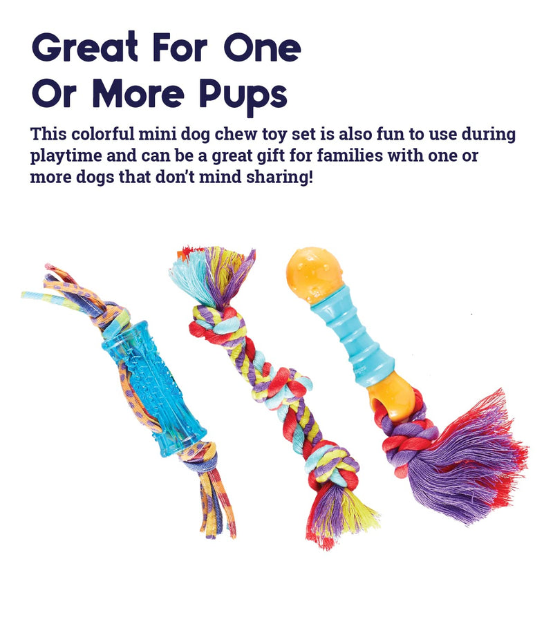 Petstages Dental and Teething Dog Chew Toys Dental Chew 3 Pk - PawsPlanet Australia