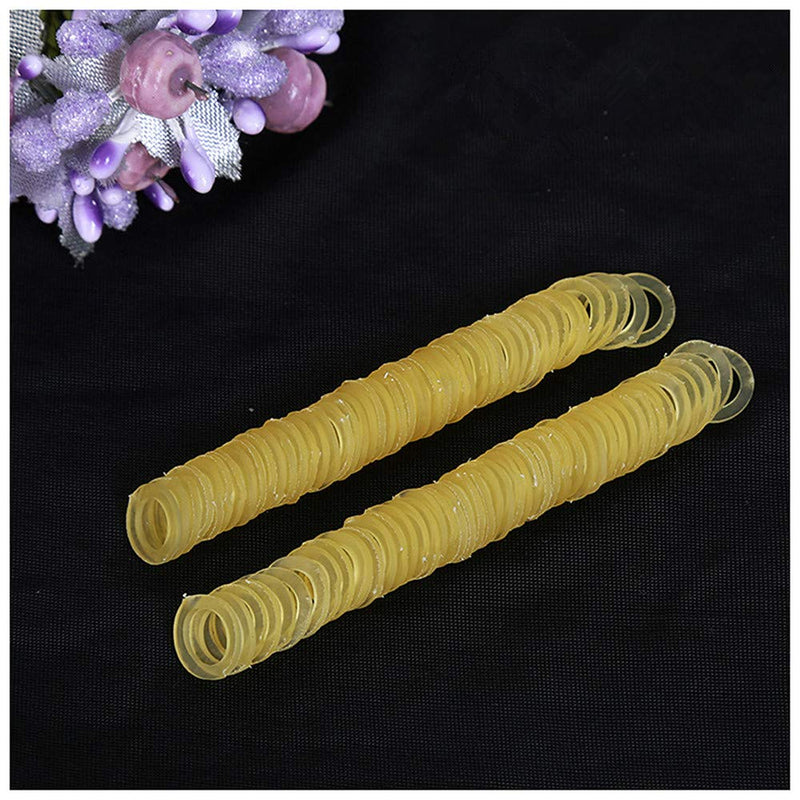 Sufermoe 1500 Pcs Dog Hair Ties Pet Rubber Bands Hair Grooming Top Knots Pet Hair Bows Topknot Rubber Band Hair Bows Grooming Accessories for Pet Cat Dog or Little Girls 0.35 Inch Light Yellow - PawsPlanet Australia